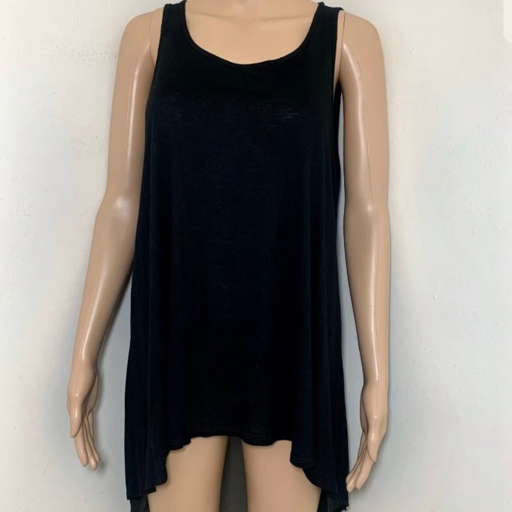 NIKKI D High Low Tunic Tank Top Shirt Blouse